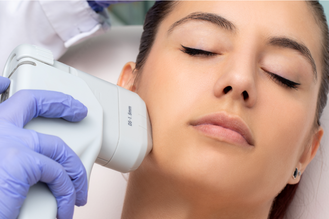 HIFU face and body treatment — ultrasound lifting