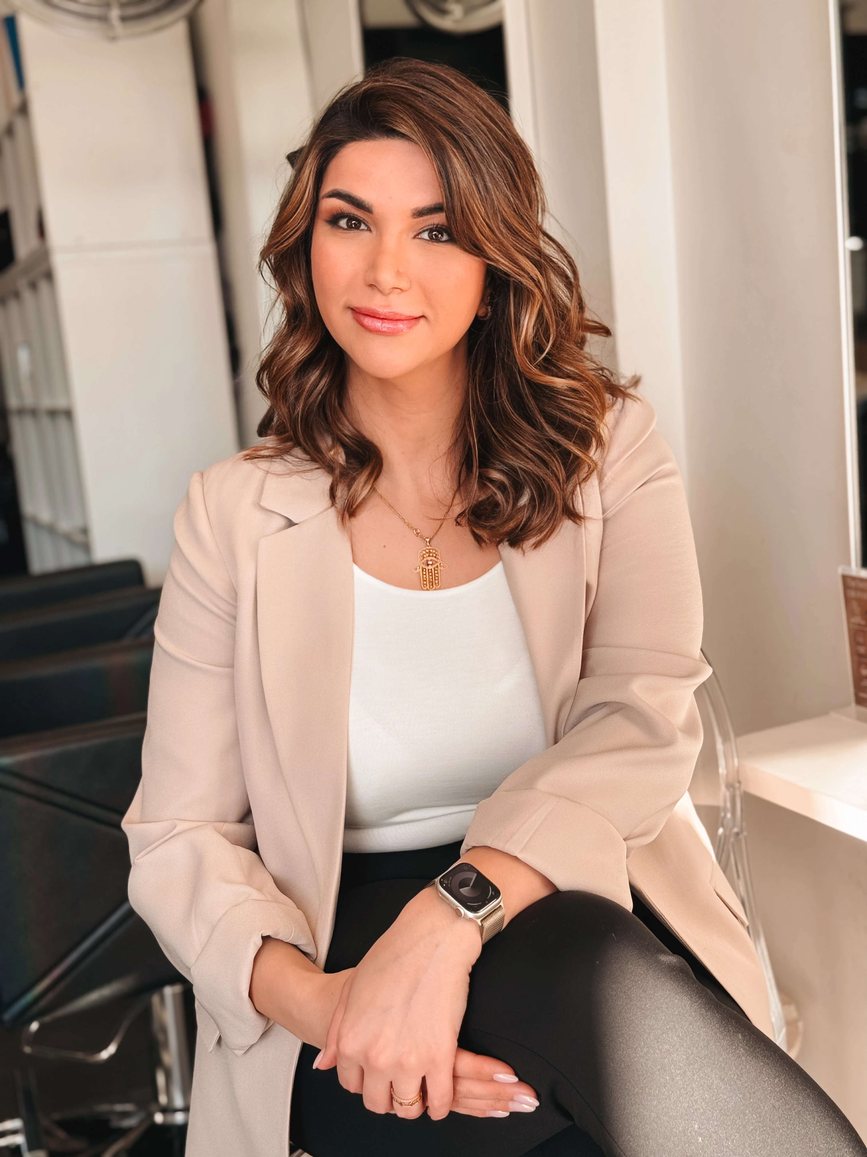 Zahra performing beauty treatment at ZK Beauty Clinic Matraville